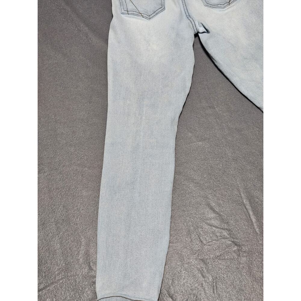 Kendall + Kylie Womens 5 27 Blue The Ultra Babe Skinny Jeans Light Wash Distress - Picture 13 of 14